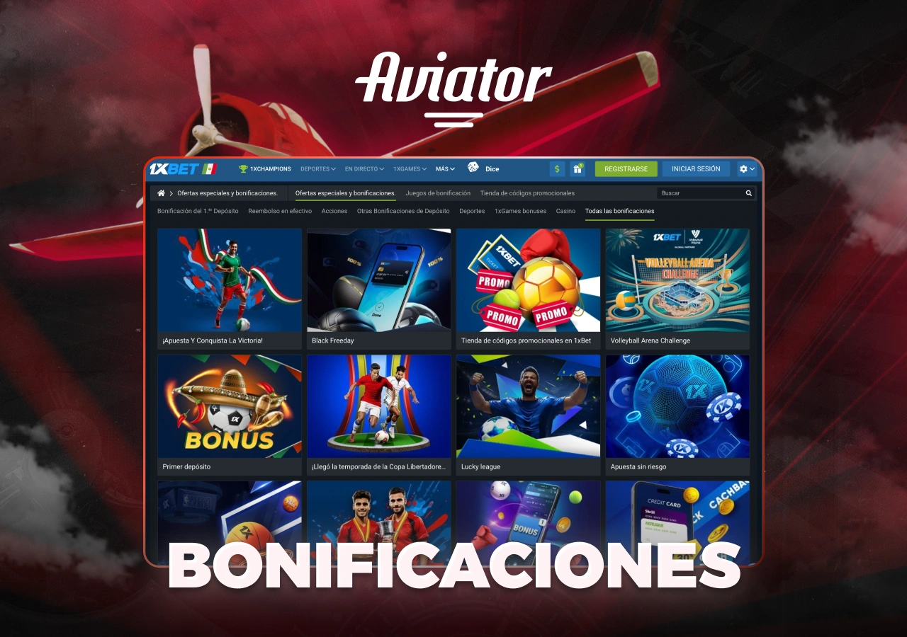 Ofertas de bonos para usuarios del casino 1xBet