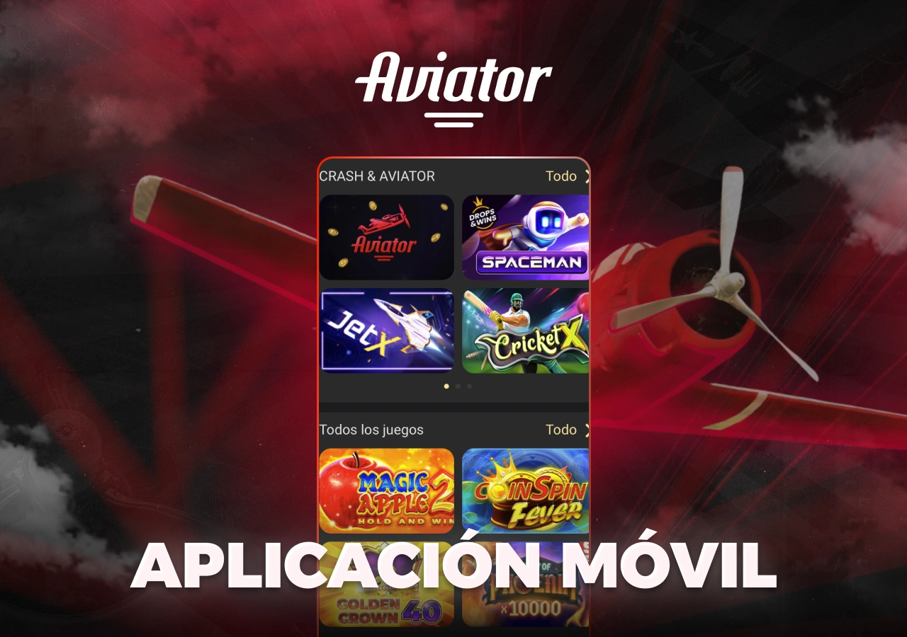 Juega a Aviator en la aplicación móvil de la casa de apuestas