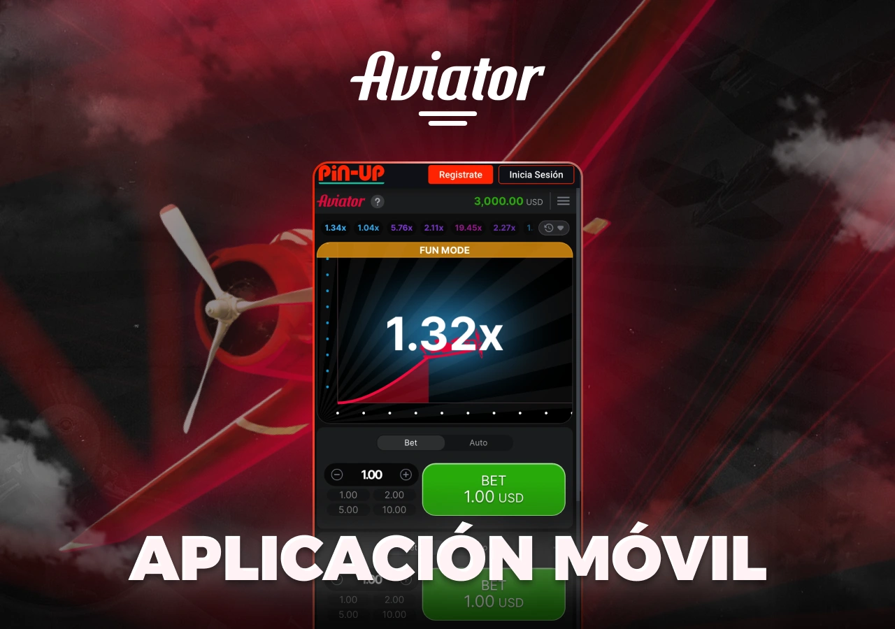 El proceso de jugar a Aviator en la aplicación Pin Up