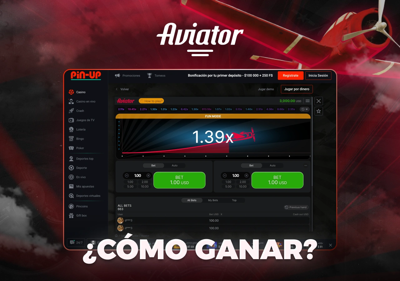 Opciones para ganar el juego Aviator en la plataforma de la casa de apuestas